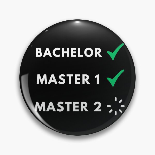 Item preview, Bachelor done, master 1 done, master 2 loading, master degree designed and sold by NoetherSym.