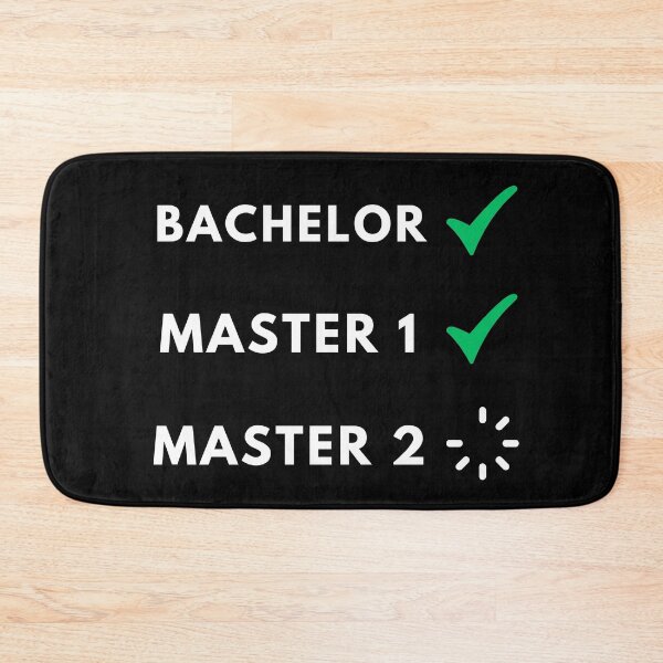 Item preview, Bachelor done, master 1 done, master 2 loading, master degree designed and sold by NoetherSym.
