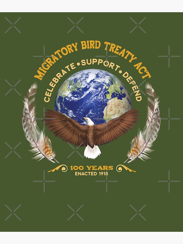 "Migratory Bird Treaty Act - 100 Years Old!" Poster by manbird | Redbubble