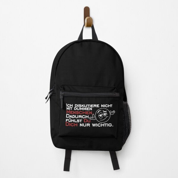 Ich diskutiere nicht mit dummen Menschen - Dark Rucksack