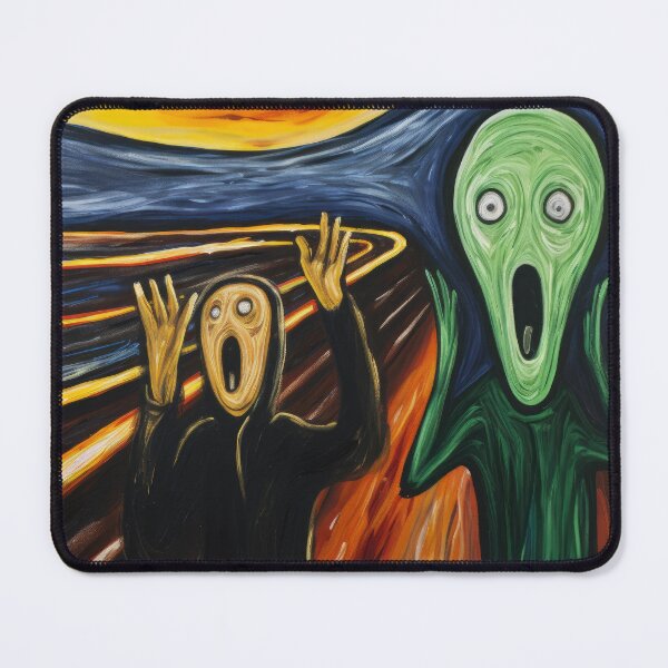 Item preview, Grito ovni alienígena de Edvard Munch designed and sold by VisionDuke.