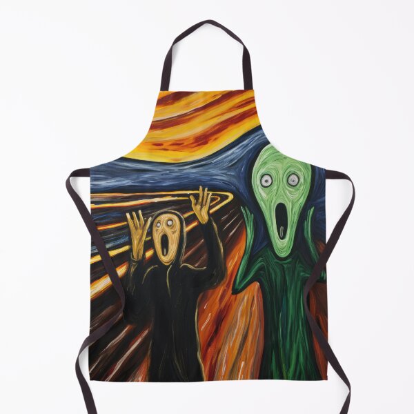 Aperçu de l'œuvre Cri d'OVNI extraterrestre d'Edvard Munch créée et vendue par VisionDuke.