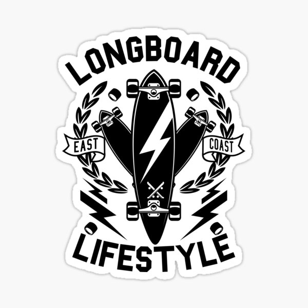 Artikel-Vorschau von Longboard-Lebensstil, designt und verkauft von wearitout.