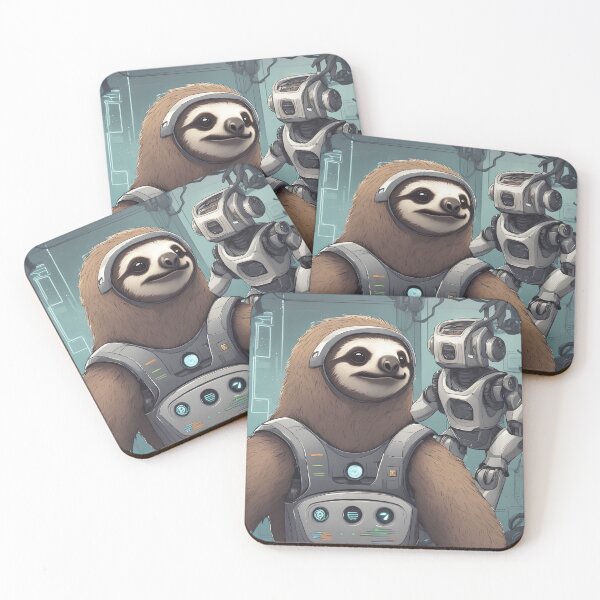 Item preview, Robotic sloth designed and sold by Maths-4-Nerds.