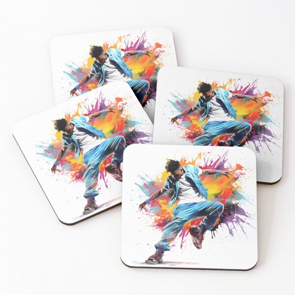 Item preview, Hip Hop R&b Dancer Colourful Art designed and sold by PioneerX1.