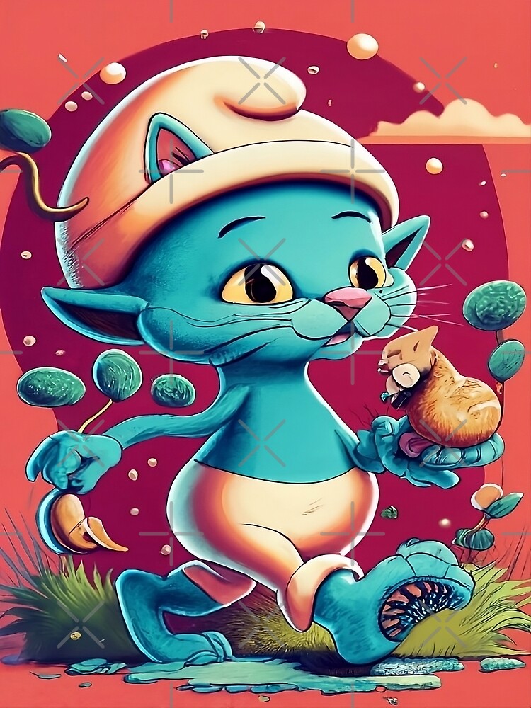 Smurf Cat Collection 9 #smurfcat Poster for Sale by Propc