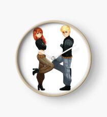 Basic Average Girl and Boy Clock