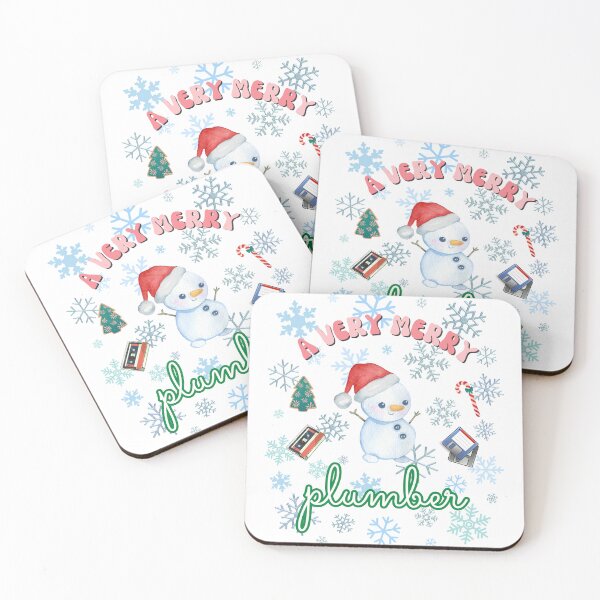 Item preview, A Very Merry Plumber - Merry Christmas, Happy Holidays designed and sold by Ghoof-Wear.