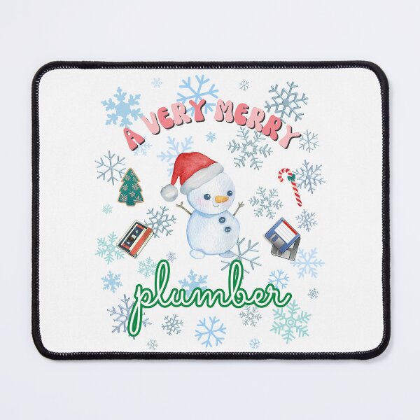 Item preview, A Very Merry Plumber - Merry Christmas, Happy Holidays designed and sold by Ghoof-Wear.