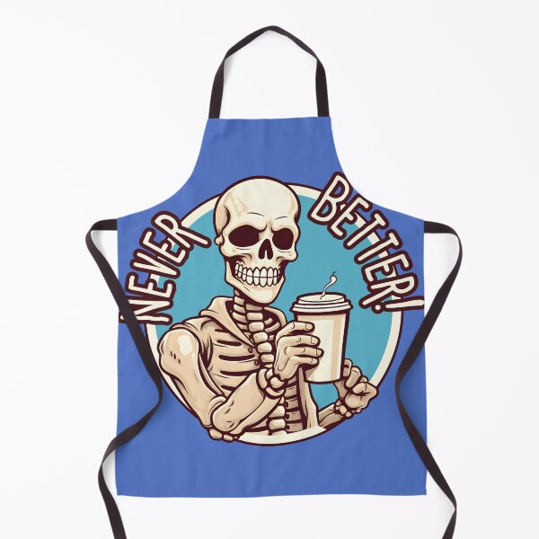 Item preview, Never Better | Skeleton Coffee Feeling Good designed and sold by MildOrangeStore.