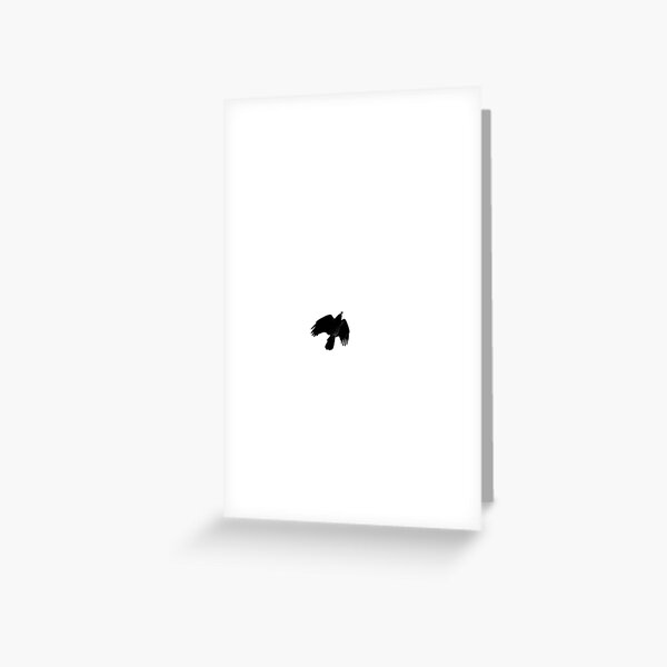 Bird silhouette Greeting Card