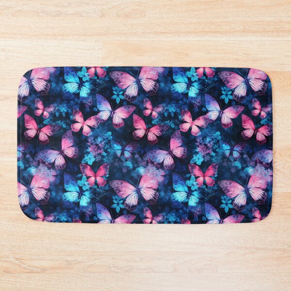 Item preview, Blue & Pink Butterfly Composite Overlay Pattern #1 designed and sold by ARTficiallyAnon.