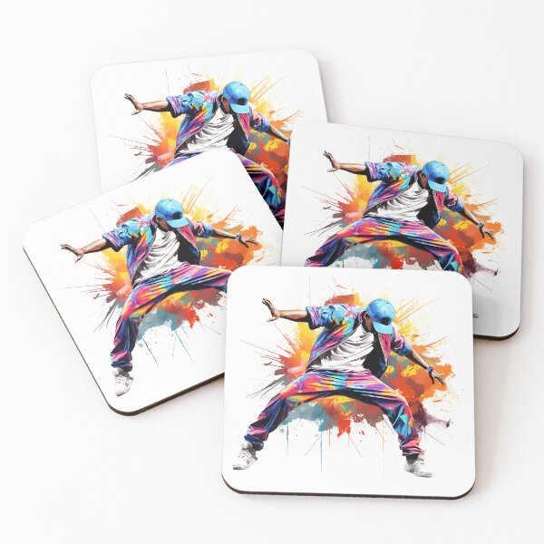 Item preview, Hip Hop R&b Dancer Colourful Art designed and sold by PioneerX1.
