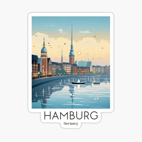 Hamburg Stickers for Sale | Redbubble