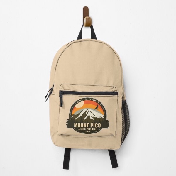 Item preview, Mount Pico volcano Ilha do Pico Azores Portugal Volcano Retro Vintage Badge designed and sold by mountainfad.