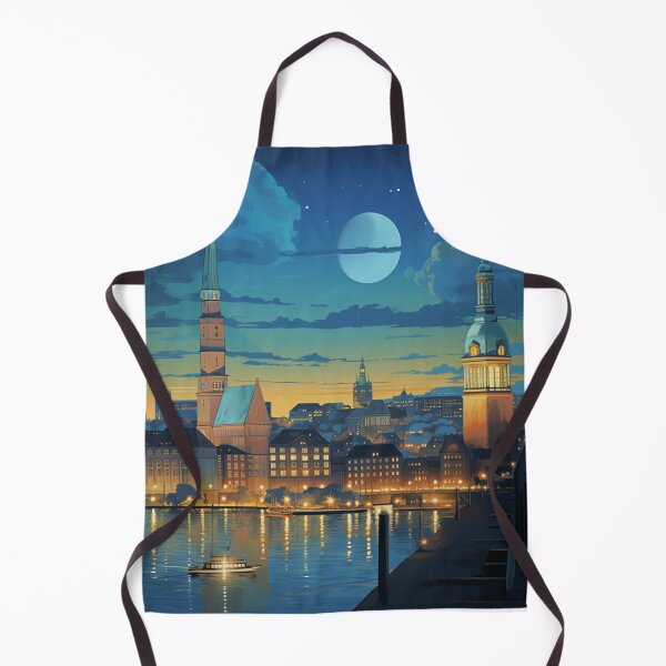 Item preview, A Vintage Travel Illustration of Hamburg - Germany designed and sold by GoodOldVintage.