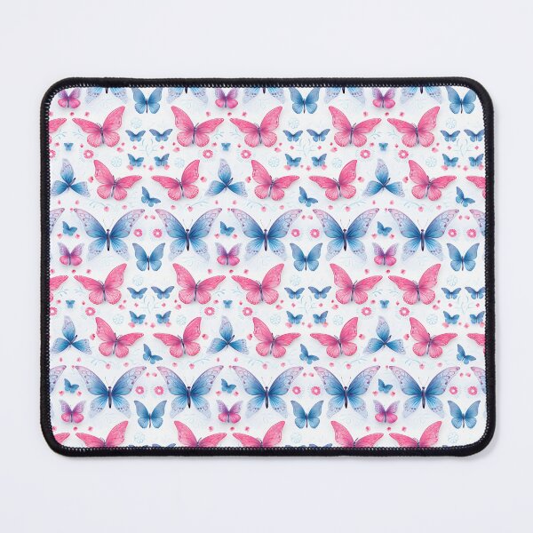 Item preview, Blue & Pink Butterfly Composite Overlay Pattern #2 designed and sold by ARTficiallyAnon.