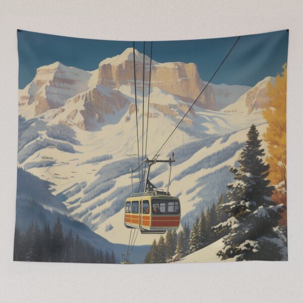 Item preview, A Vintage Travel Illustration of Aspen - Colorado - US  designed and sold by GoodOldVintage.