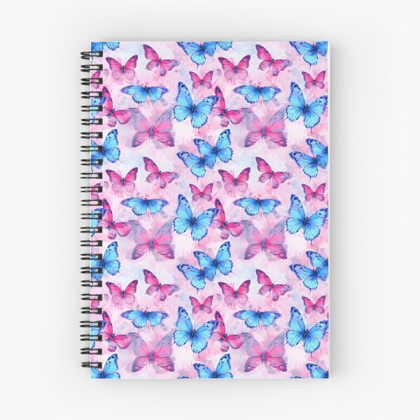 Item preview, Blue & Pink Butterfly Composite Overlay Pattern #3 designed and sold by ARTficiallyAnon.