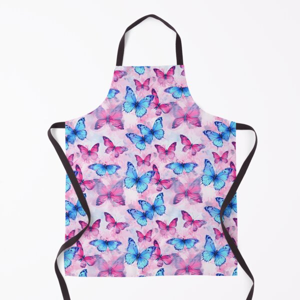 Item preview, Blue & Pink Butterfly Composite Overlay Pattern #3 designed and sold by ARTficiallyAnon.