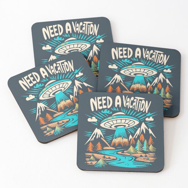 Item preview, Need a Vacation - UFO in the Mountains designed and sold by Storm-13.