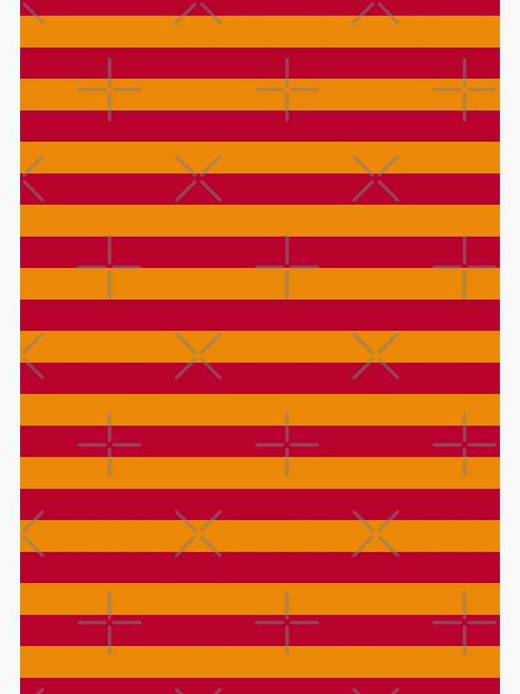 Red and Orange Stripes Poster for Sale by STHogan