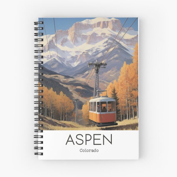 Item preview, A Vintage Travel Illustration of Aspen - Colorado - US  designed and sold by GoodOldVintage.