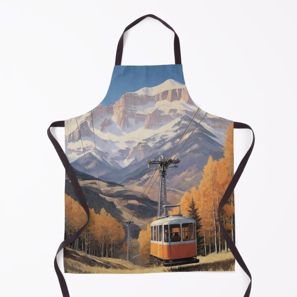 Item preview, A Vintage Travel Illustration of Aspen - Colorado - US  designed and sold by GoodOldVintage.