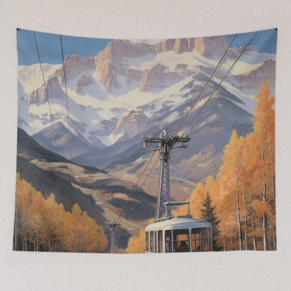 Item preview, A Vintage Travel Illustration of Aspen - Colorado - US  designed and sold by GoodOldVintage.