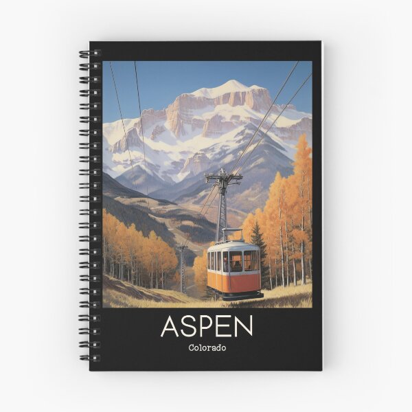 Item preview, A Vintage Travel Illustration of Aspen - Colorado - US  designed and sold by GoodOldVintage.