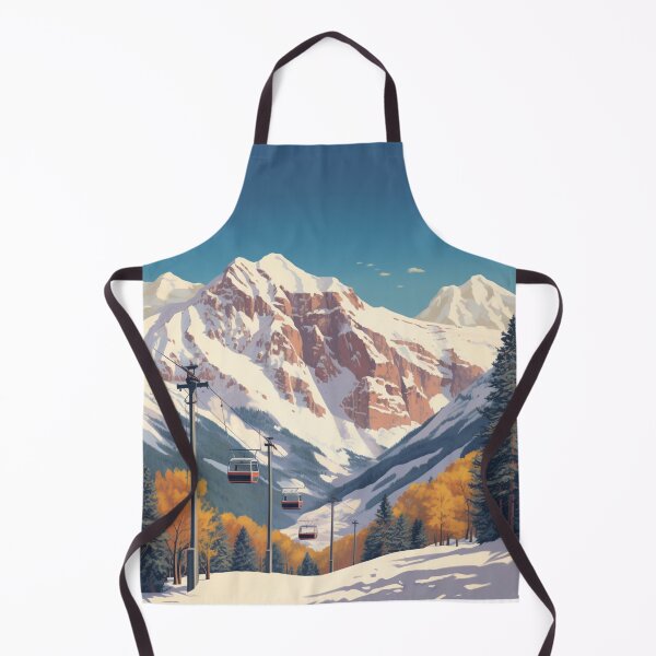 Item preview, A Vintage Travel Illustration of Aspen - Colorado - US  designed and sold by GoodOldVintage.