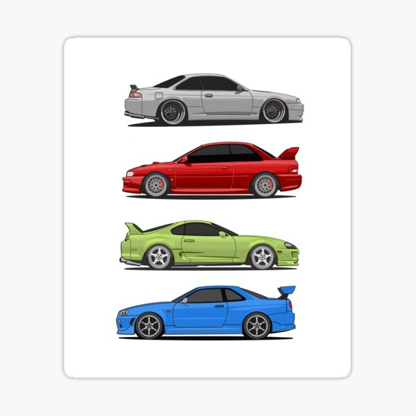 jdm cars Sticker