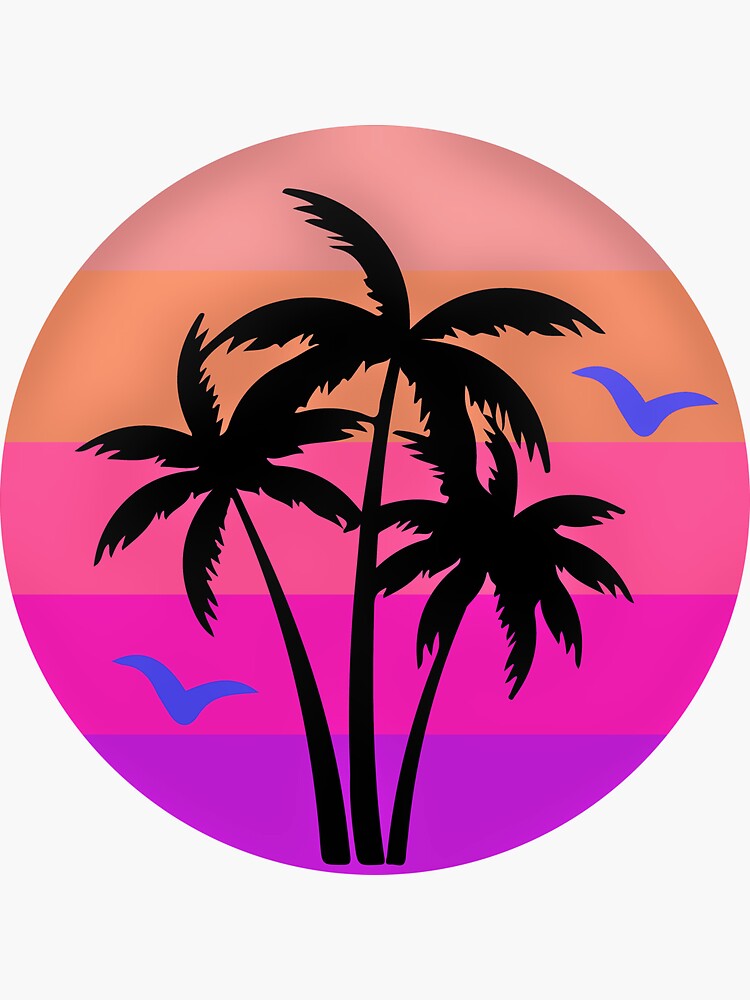 Sticker Palm trees