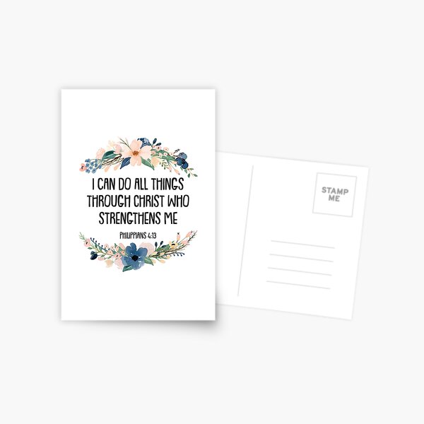 Philippians 4:13 Postcard
