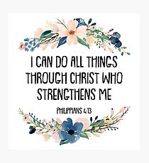 Philipper 4:13 Fotodruck