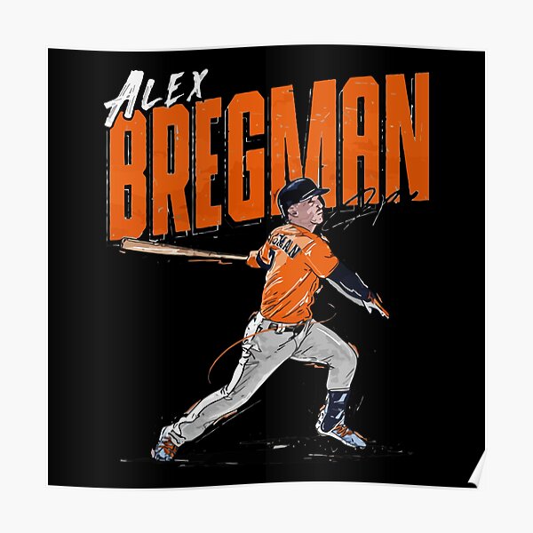 Alex Bregman Houston Astros Poster Wall Art Sports Poster 