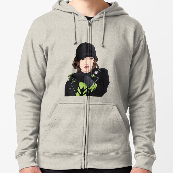 Spider-Jeongyeon solo Zipped Hoodie