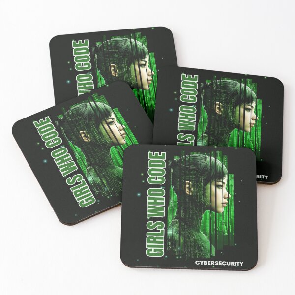 Item preview, Girls Who Code Cybersecurity  Aesthetic Anime Art designed and sold by Beauxanimes.