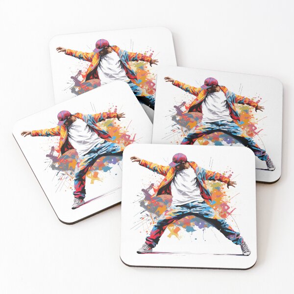 Item preview, Hip Hop R&b Dancer Colourful Art designed and sold by PioneerX1.
