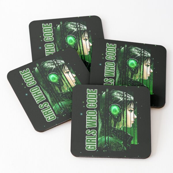 Item preview, Girls Who Code  Aesthetic Anime Art designed and sold by Beauxanimes.