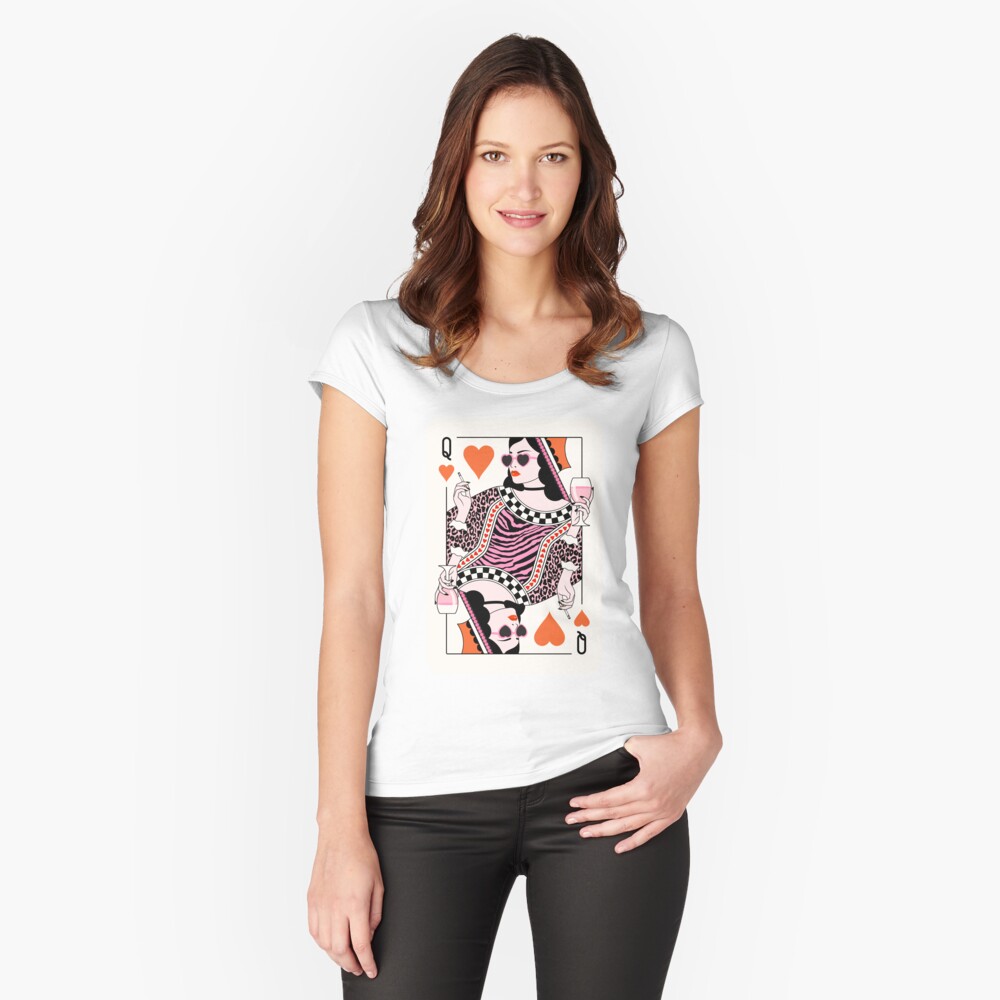 Item preview, Fitted Scoop T-Shirt designed and sold by penwork.