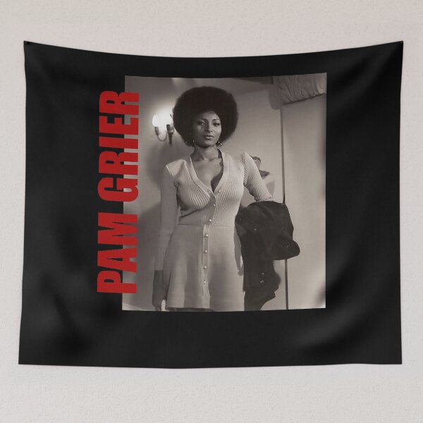 Item preview, Pam actor Grier  Pam actor Grier Retro Aesthetic Fan Art  80s designed and sold by harrykyseth.