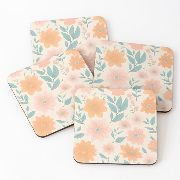 Item preview, Pastel flower pattern designed and sold by CREAFEELS.