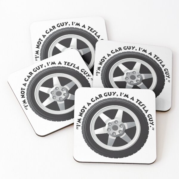 Item preview, "I'm not a car guy, I'm a Tesla guy." best tshirt on tesla, bumper  designed and sold by Nexus Prints.