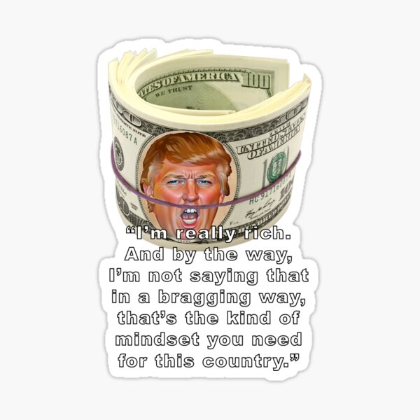 Trump 2020 Fake Money Sticker