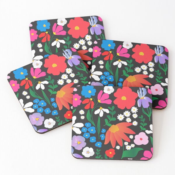 Item preview, Black flower garden. designed and sold by Madmaxq.
