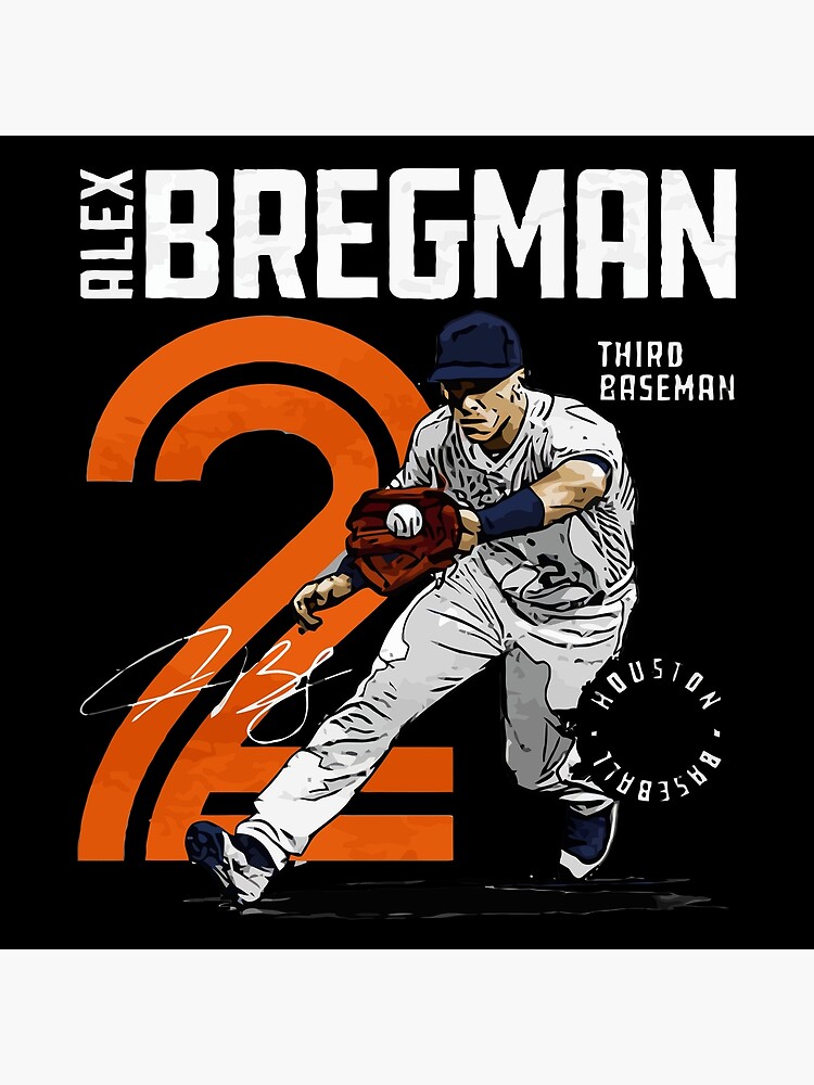 Alex Bregman Poster / Sports Art Print Canvas Wall Art 