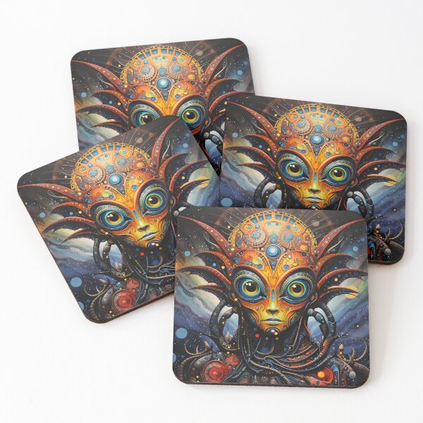 Item preview, Cute Alien 13 designed and sold by Red Witch Art.