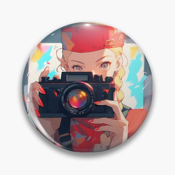Item preview, Blonde military with braid photo camera designed and sold by Soma-LUL.
