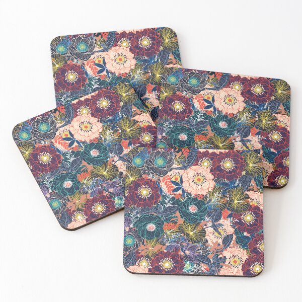 Item preview, Multi-Flowers textile art, the ultimate floral design for your home decoration. designed and sold by paulo silveira.